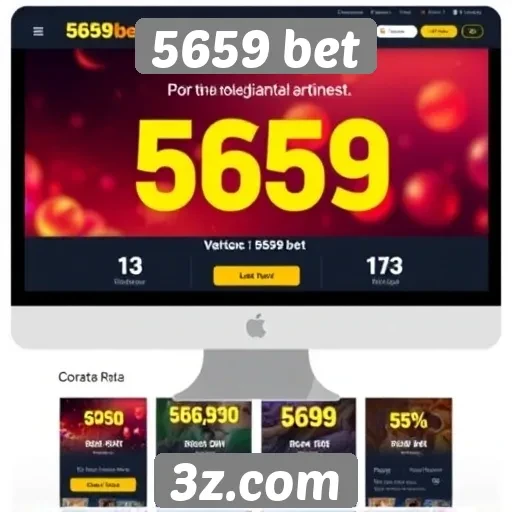 Análise da interface do usuário do site 5659 bet